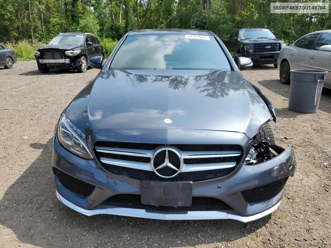 2016 Mercedes-Benz C 300 4Matic VIN: 55SWF4KB7GU148784 Lot: 64997634