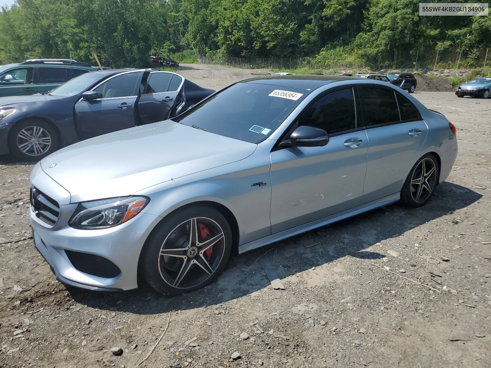 2016 Mercedes-Benz C 300 4Matic VIN: 55SWF4KB2GU134906 Lot: 65358364