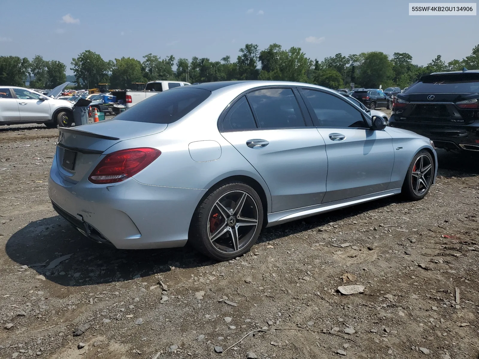 2016 Mercedes-Benz C 300 4Matic VIN: 55SWF4KB2GU134906 Lot: 65358364