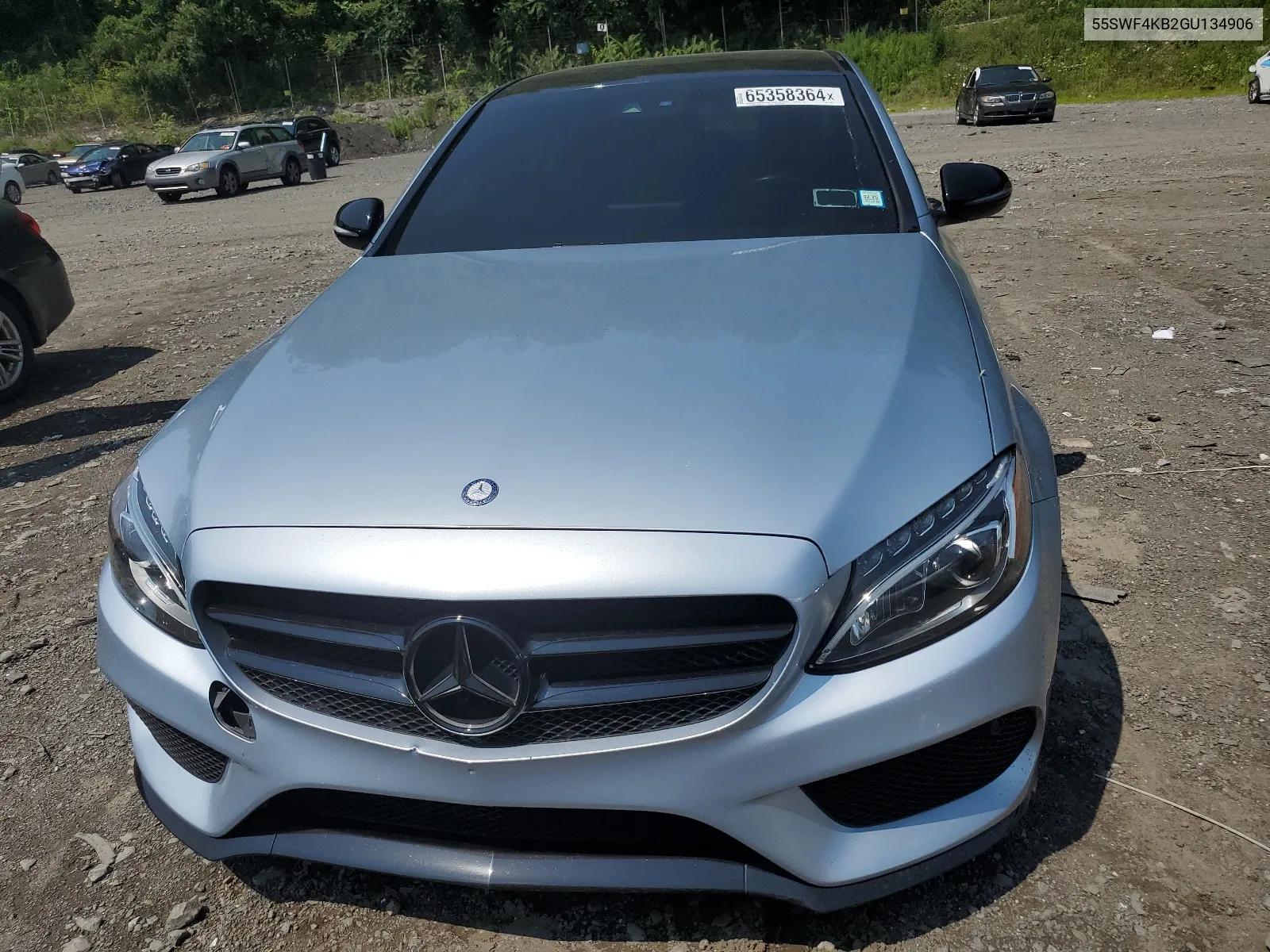 2016 Mercedes-Benz C 300 4Matic VIN: 55SWF4KB2GU134906 Lot: 65358364