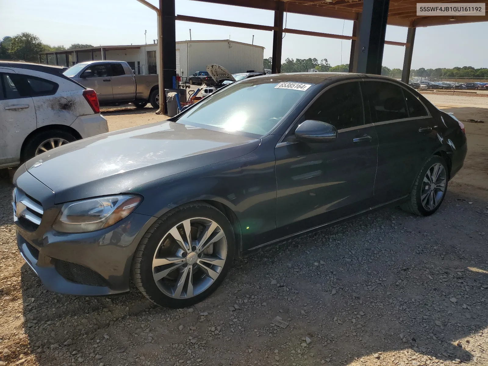 2016 Mercedes-Benz C 300 VIN: 55SWF4JB1GU161192 Lot: 65385164