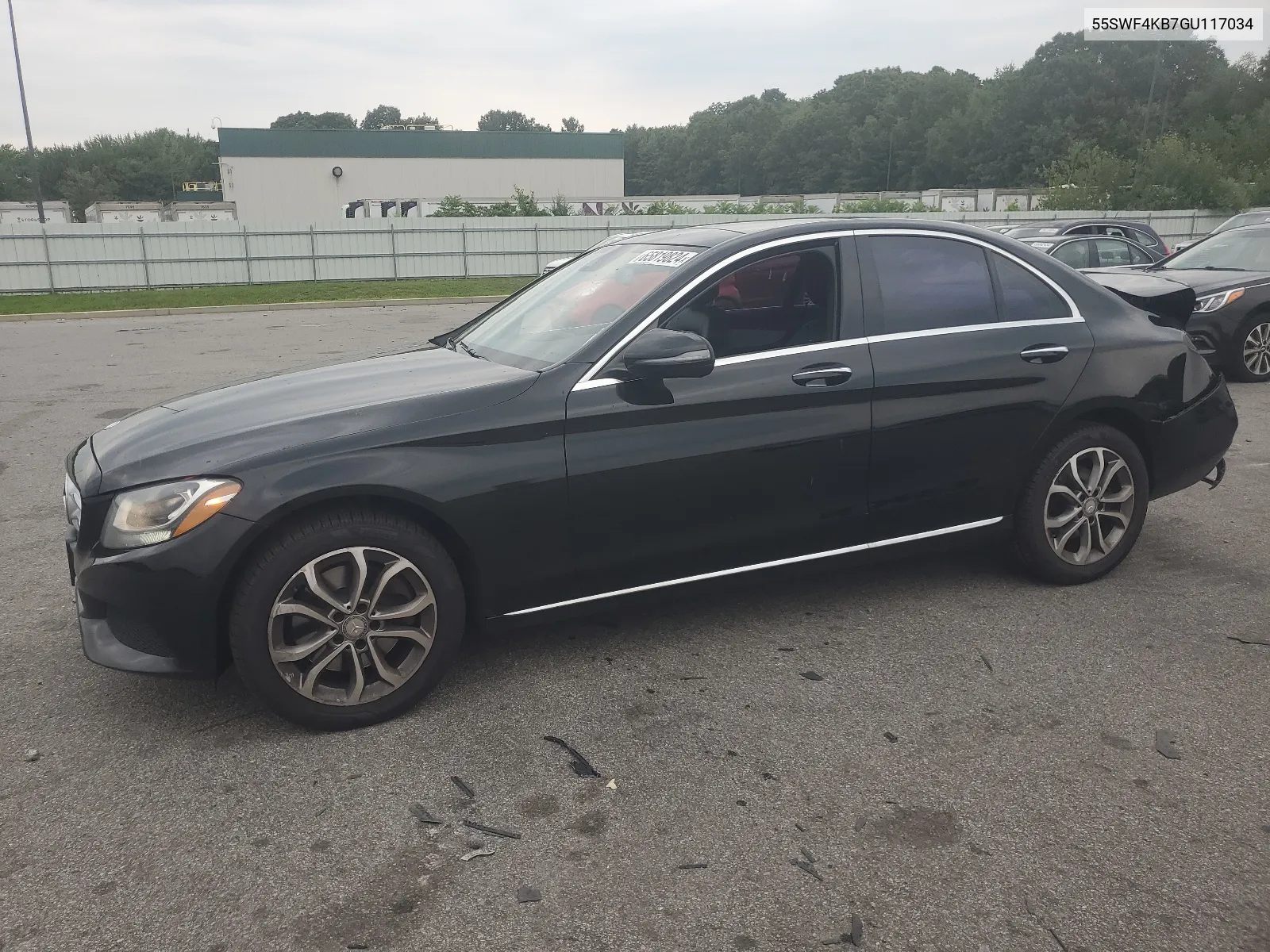 2016 Mercedes-Benz C 300 4Matic VIN: 55SWF4KB7GU117034 Lot: 65819824