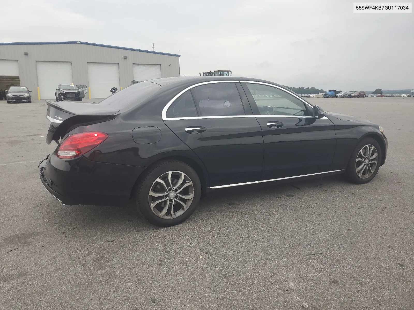 2016 Mercedes-Benz C 300 4Matic VIN: 55SWF4KB7GU117034 Lot: 65819824