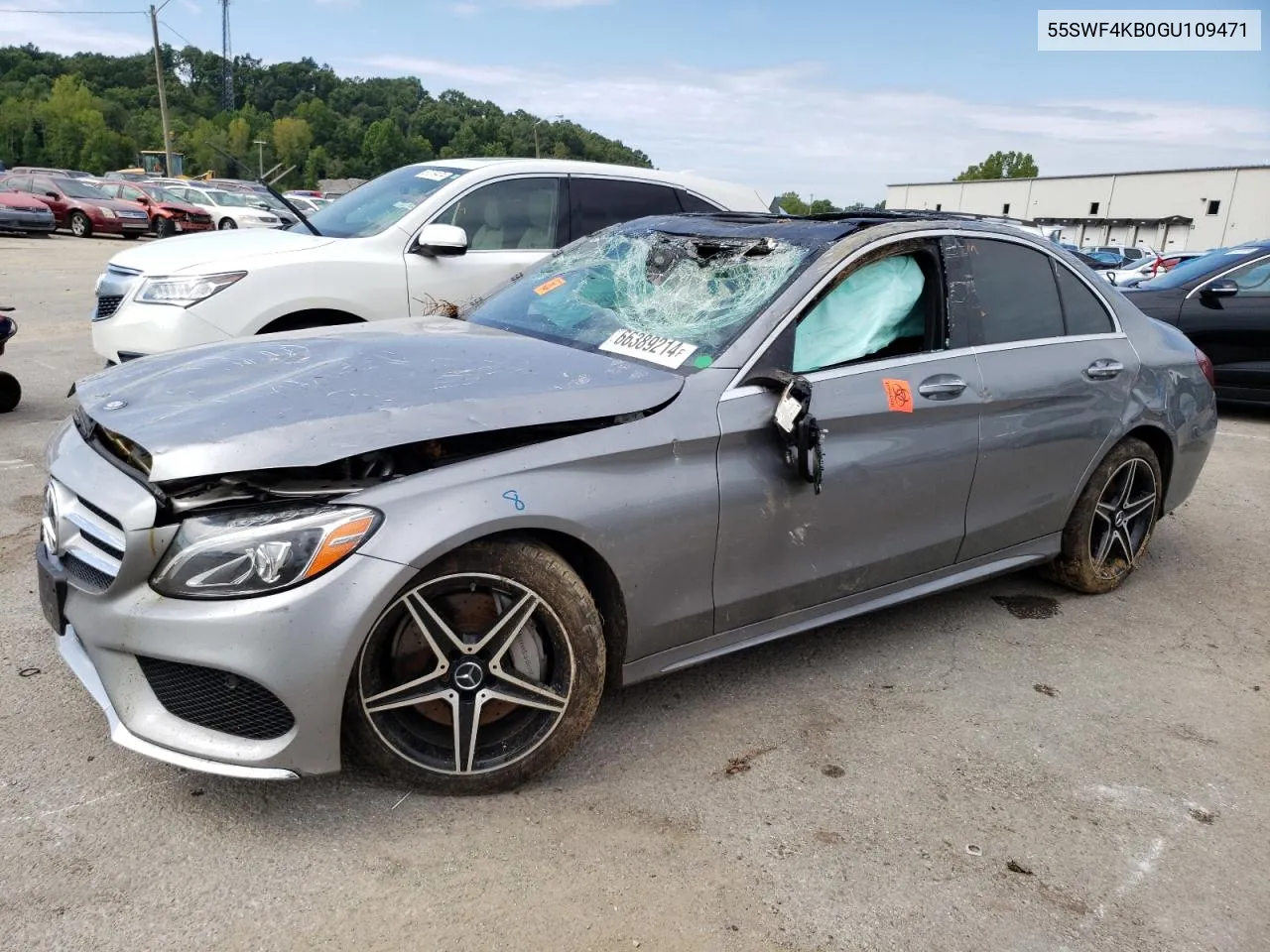 55SWF4KB0GU109471 2016 Mercedes-Benz C 300 4Matic