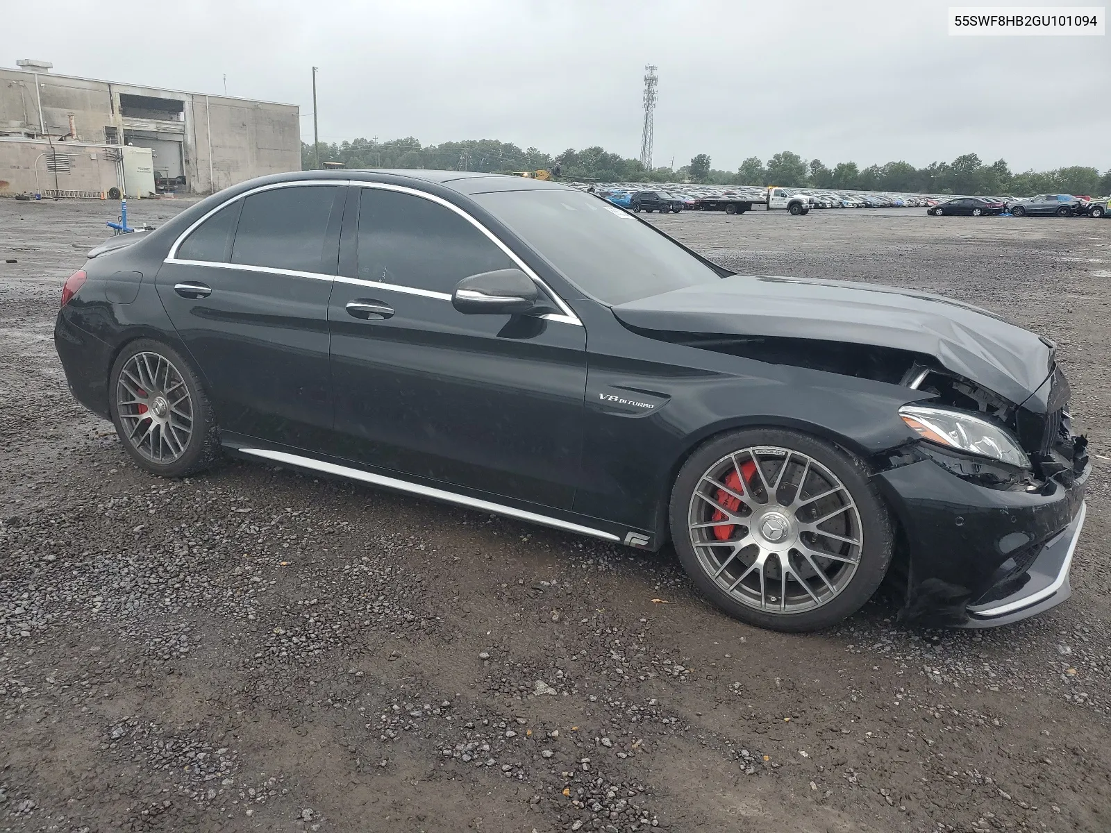 2016 Mercedes-Benz C 63 Amg-S VIN: 55SWF8HB2GU101094 Lot: 66633334