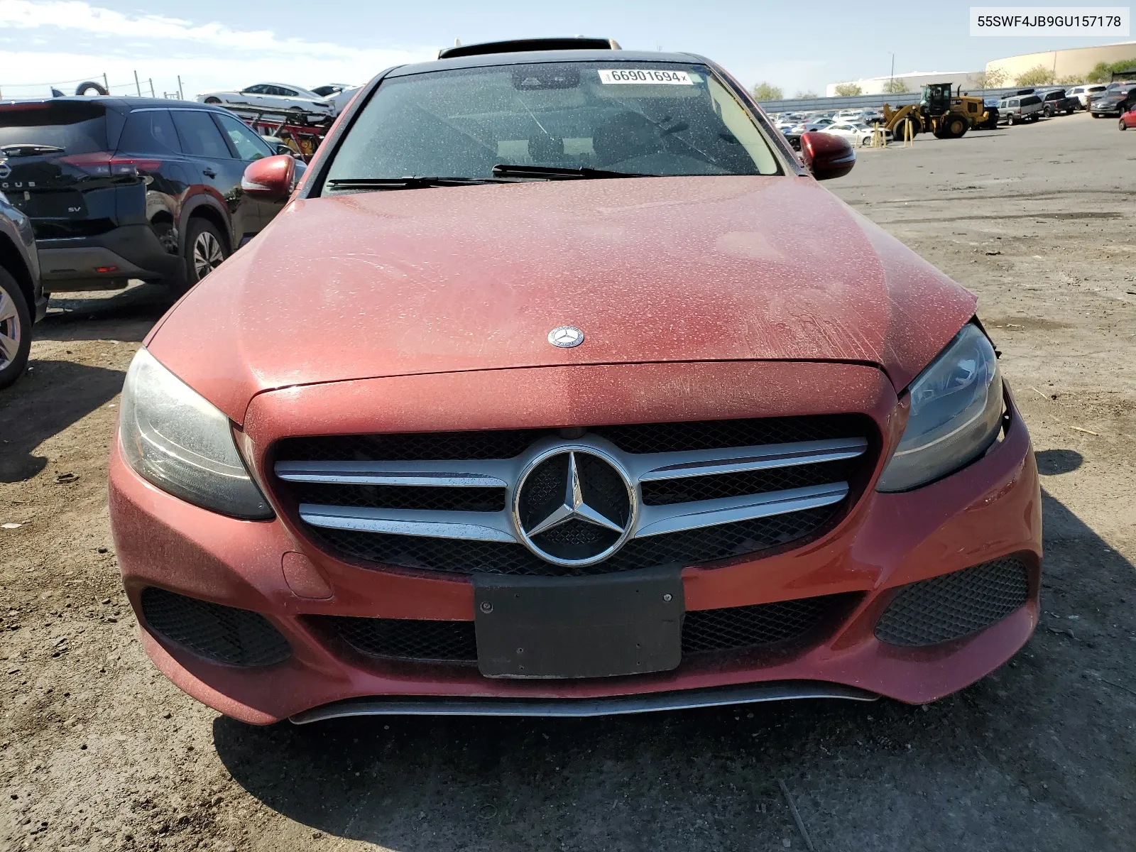 2016 Mercedes-Benz C 300 VIN: 55SWF4JB9GU157178 Lot: 66901694