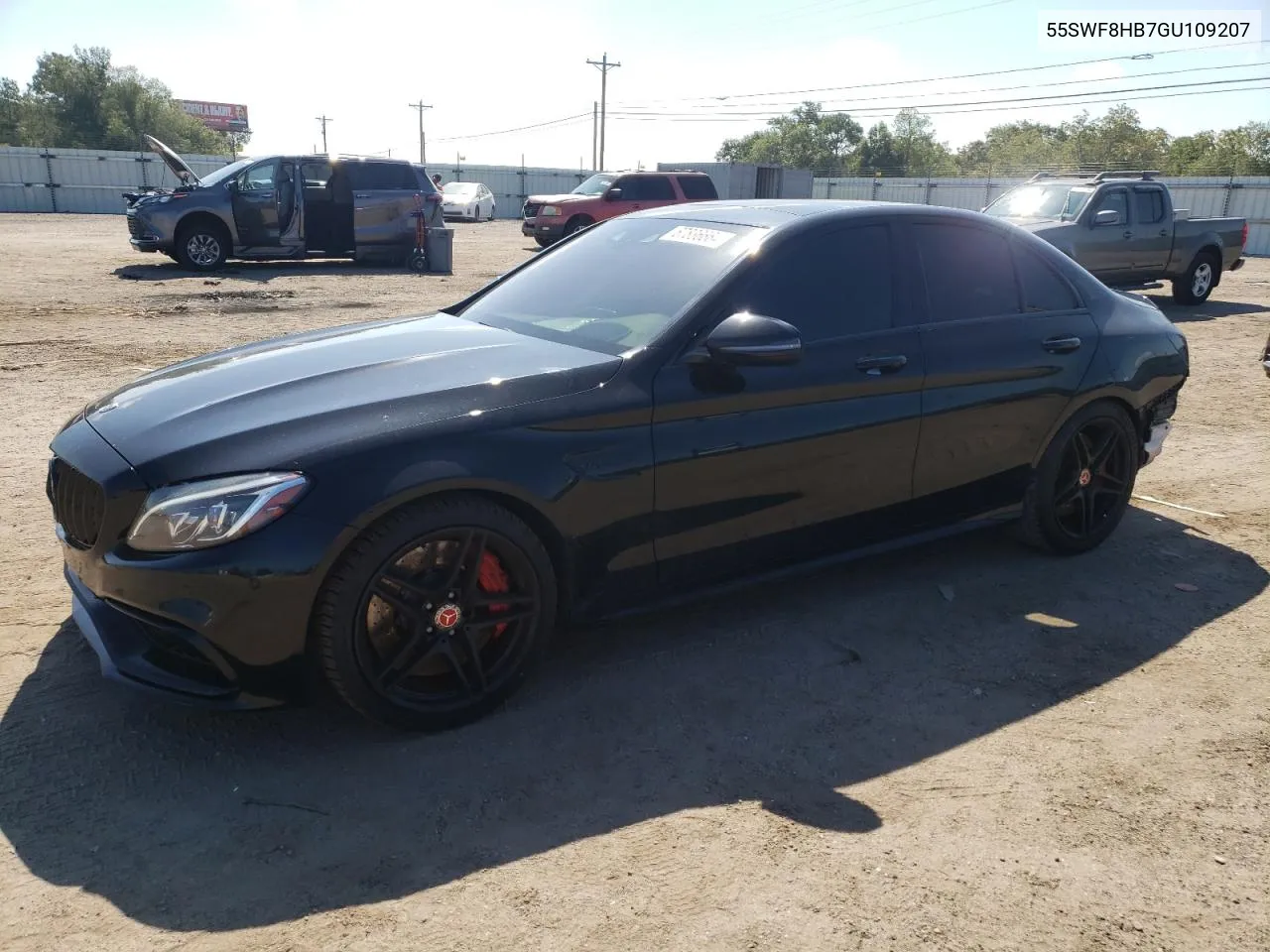 2016 Mercedes-Benz C 63 Amg-S VIN: 55SWF8HB7GU109207 Lot: 67836664