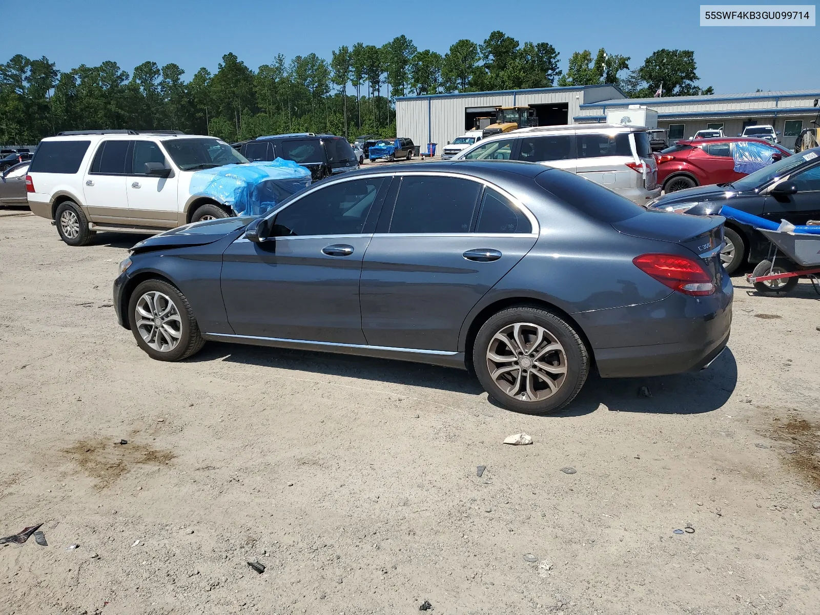 2016 Mercedes-Benz C 300 4Matic VIN: 55SWF4KB3GU099714 Lot: 68225594