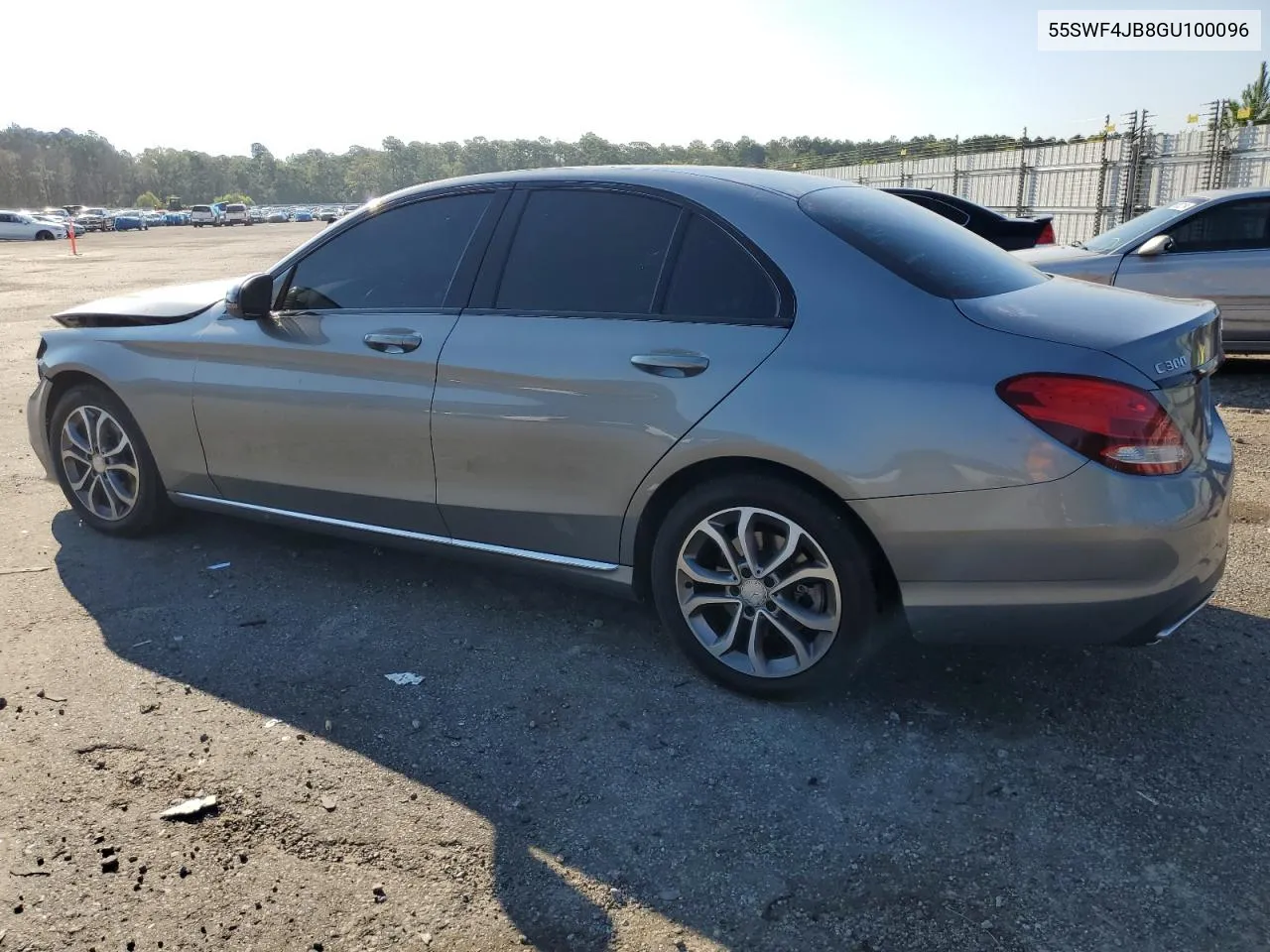 2016 Mercedes-Benz C 300 VIN: 55SWF4JB8GU100096 Lot: 68227014