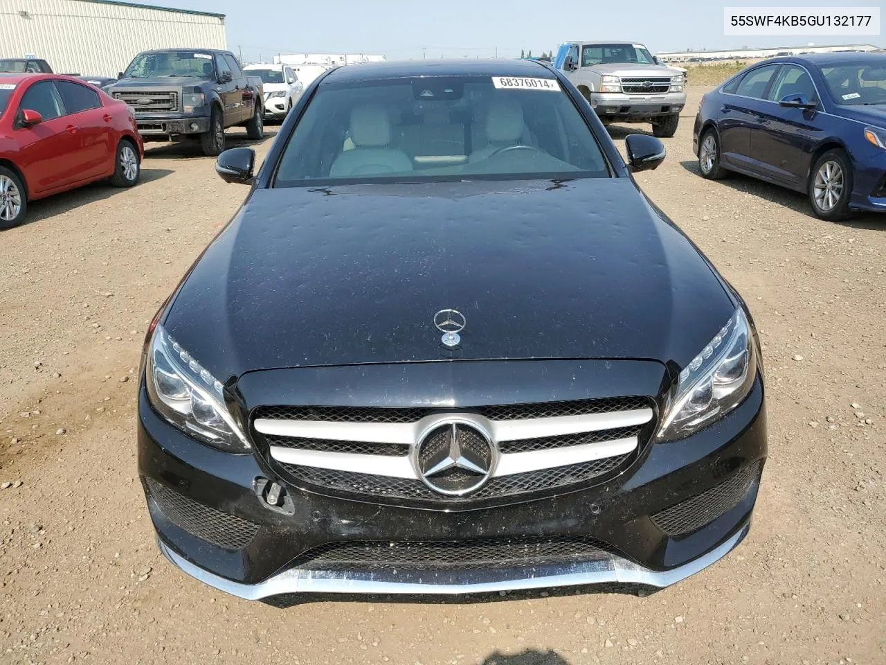 2016 Mercedes-Benz C 300 4Matic VIN: 55SWF4KB5GU132177 Lot: 68376014