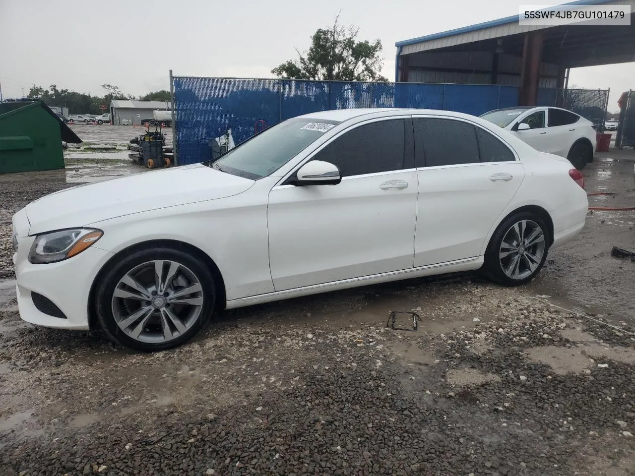 2016 Mercedes-Benz C 300 VIN: 55SWF4JB7GU101479 Lot: 68620084