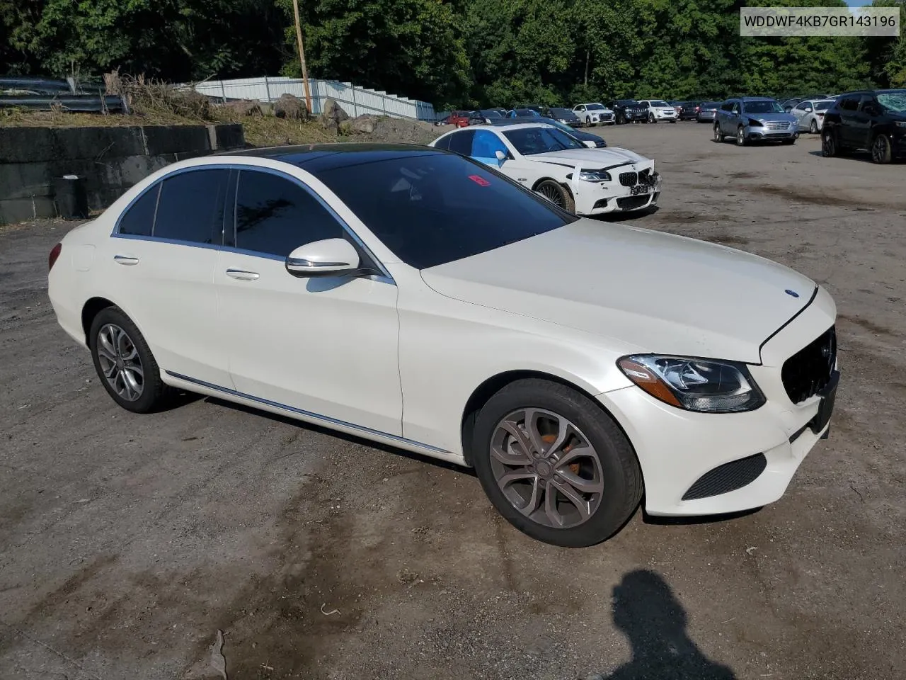 2016 Mercedes-Benz C 300 4Matic VIN: WDDWF4KB7GR143196 Lot: 68702994