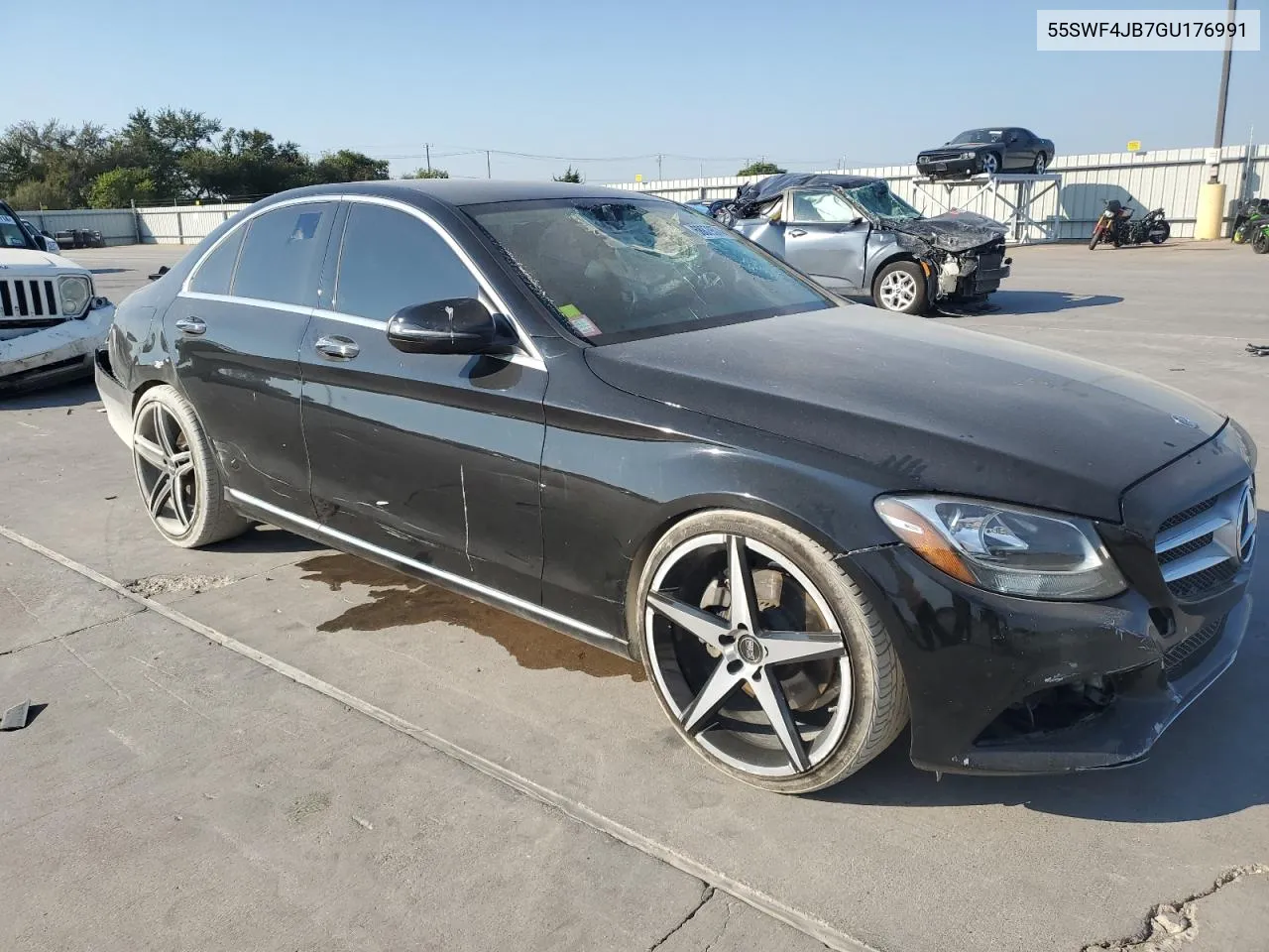 2016 Mercedes-Benz C 300 VIN: 55SWF4JB7GU176991 Lot: 68879574