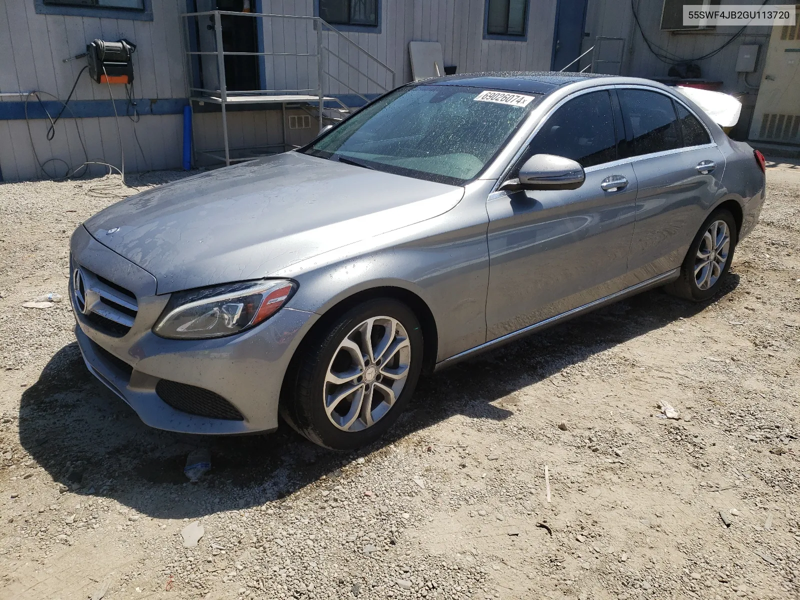 2016 Mercedes-Benz C 300 VIN: 55SWF4JB2GU113720 Lot: 69026074