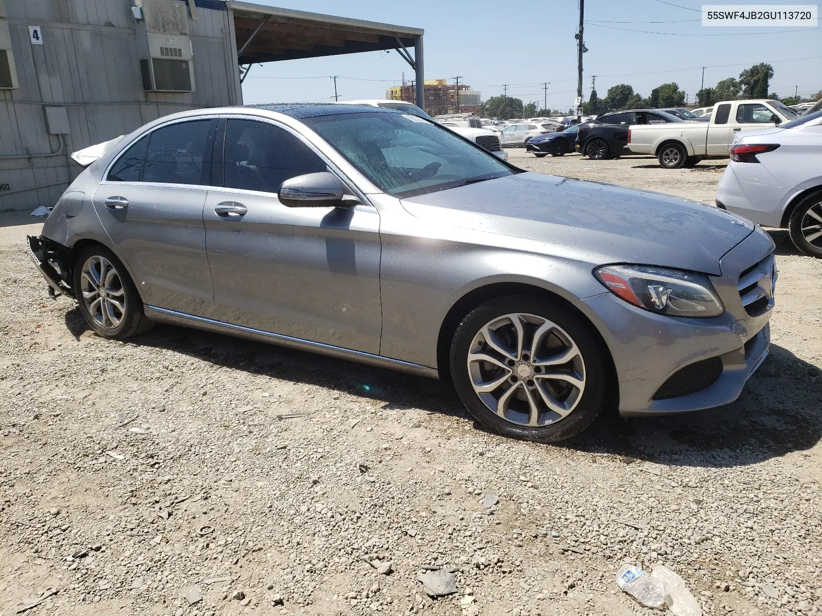 2016 Mercedes-Benz C 300 VIN: 55SWF4JB2GU113720 Lot: 69026074