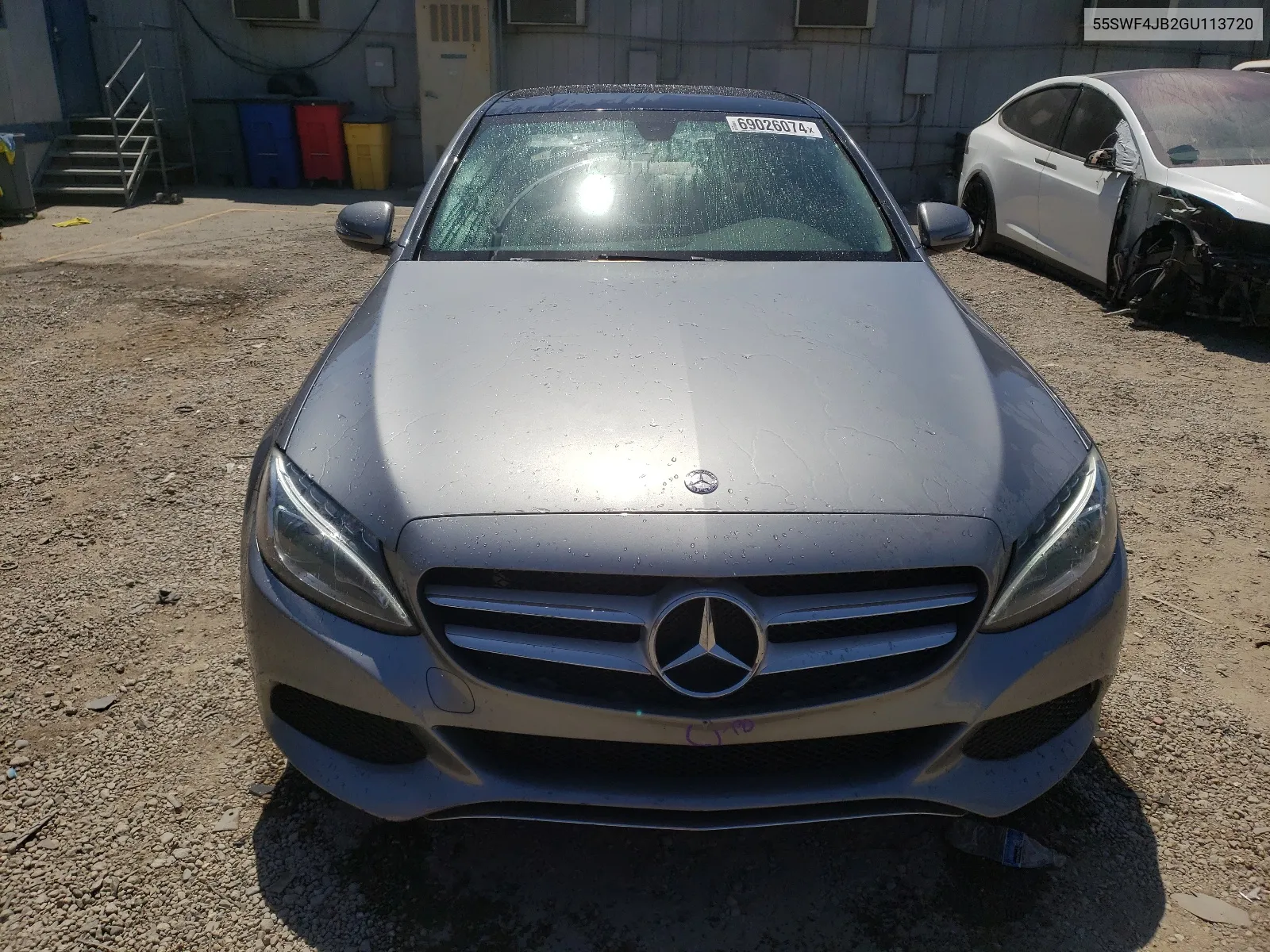 2016 Mercedes-Benz C 300 VIN: 55SWF4JB2GU113720 Lot: 69026074