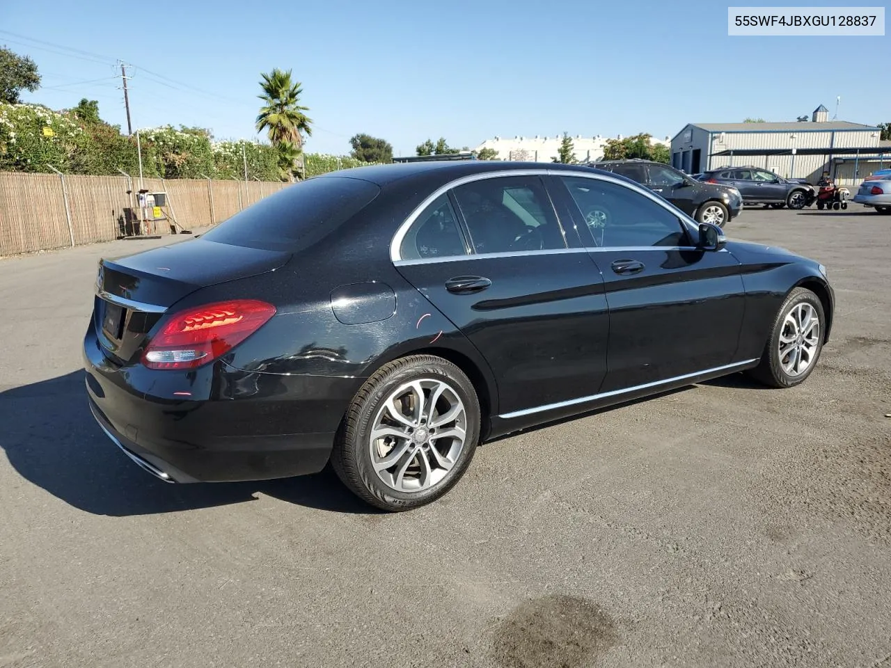 2016 Mercedes-Benz C 300 VIN: 55SWF4JBXGU128837 Lot: 69089614