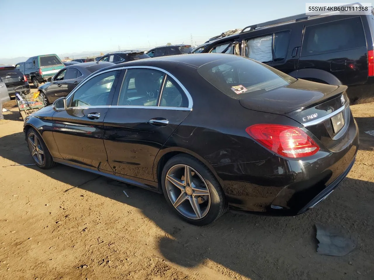 2016 Mercedes-Benz C 300 4Matic VIN: 55SWF4KB6GU111368 Lot: 69196504