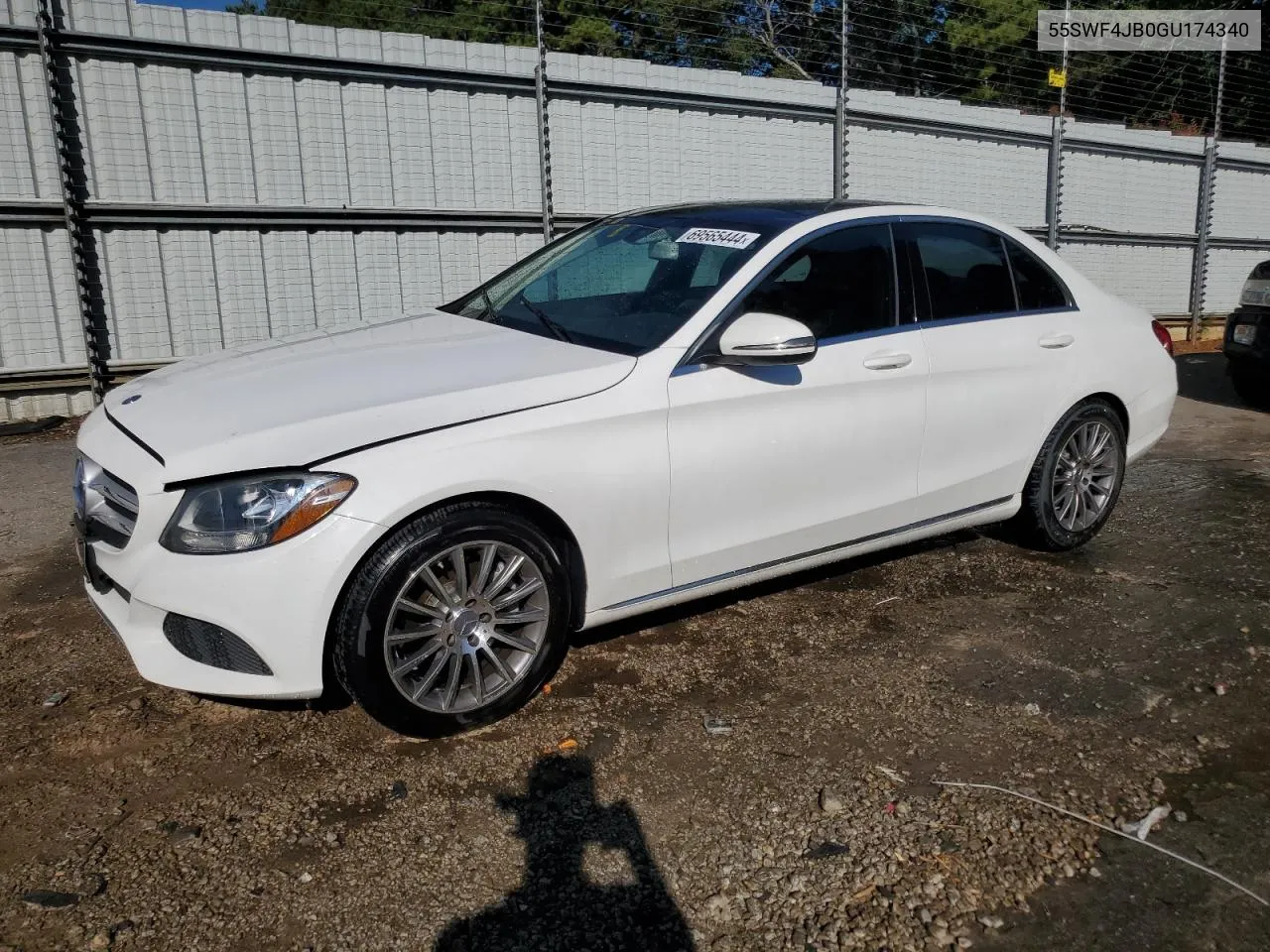 2016 Mercedes-Benz C 300 VIN: 55SWF4JB0GU174340 Lot: 69565444