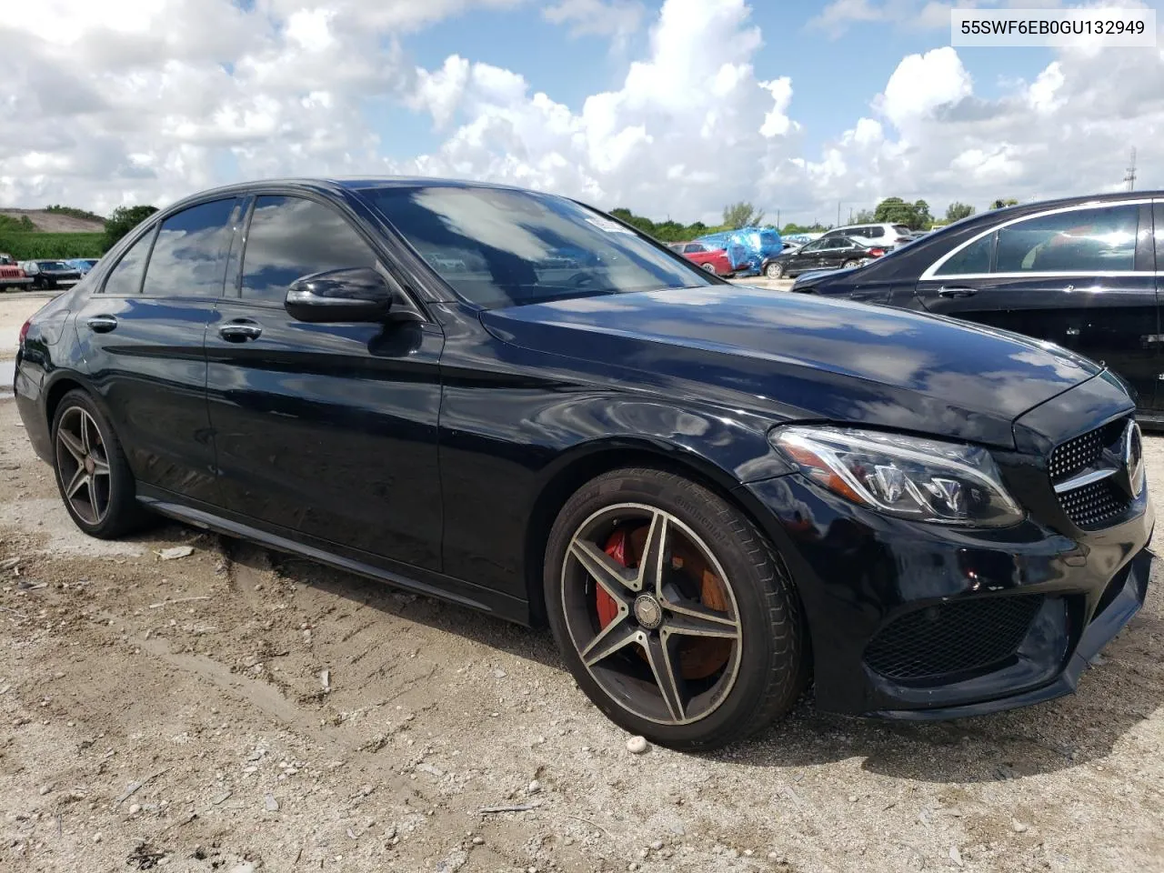 2016 Mercedes-Benz C 450 4Matic Amg VIN: 55SWF6EB0GU132949 Lot: 69778574