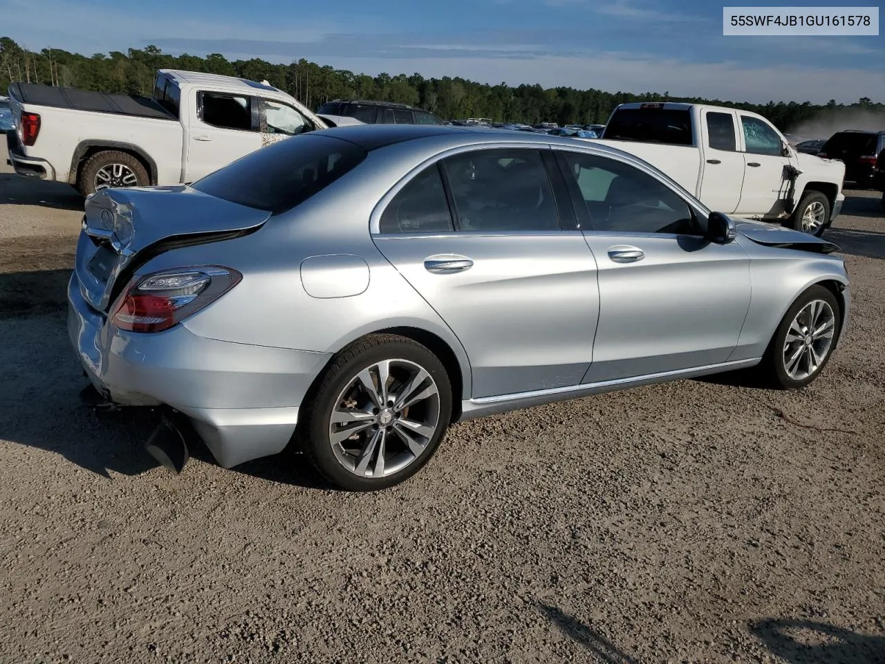 2016 Mercedes-Benz C 300 VIN: 55SWF4JB1GU161578 Lot: 69820304