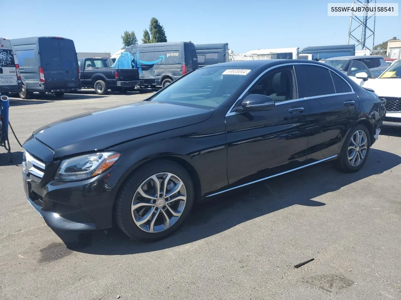 2016 Mercedes-Benz C 300 VIN: 55SWF4JB7GU158541 Lot: 69835044