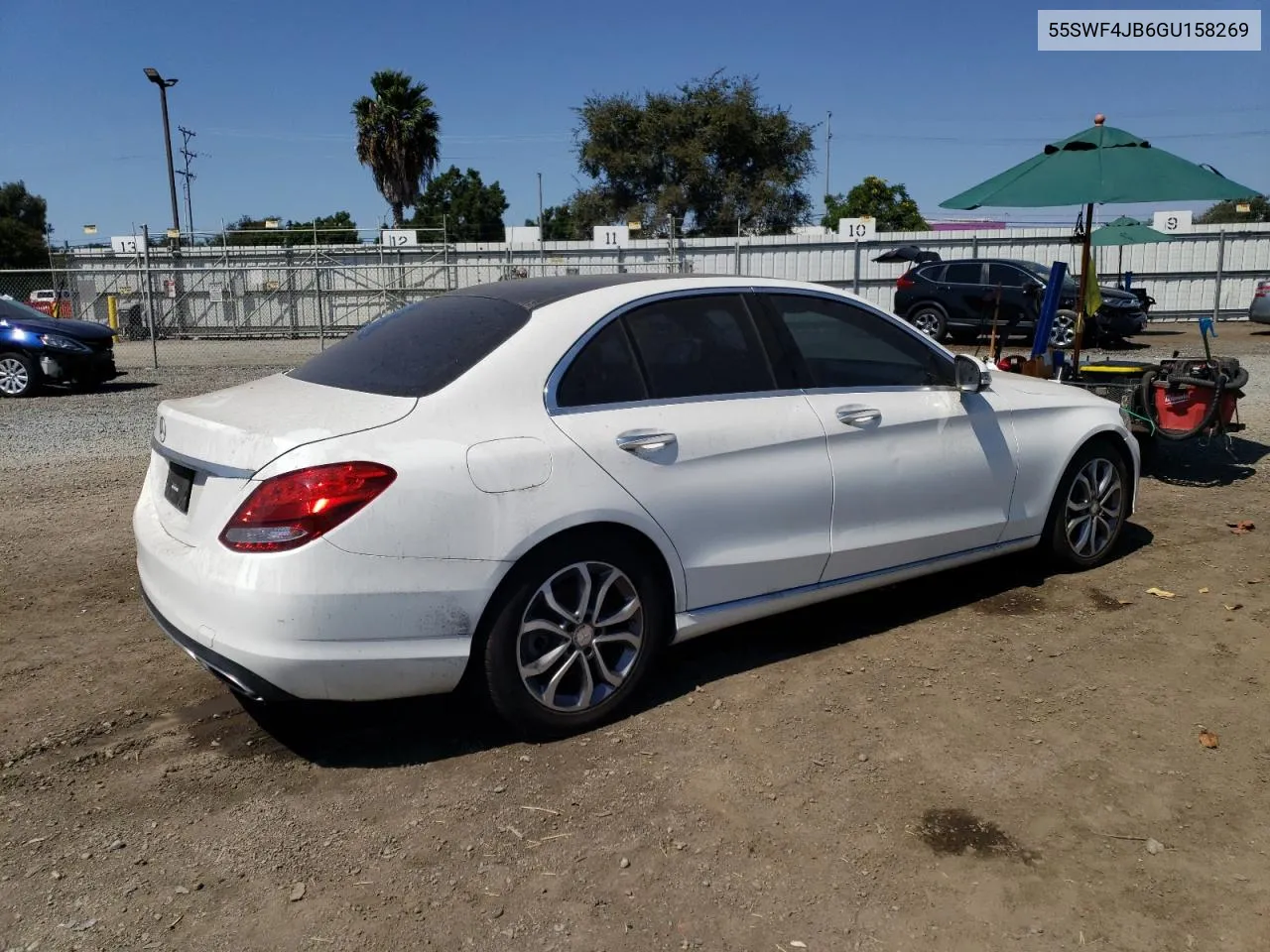 2016 Mercedes-Benz C 300 VIN: 55SWF4JB6GU158269 Lot: 69929644