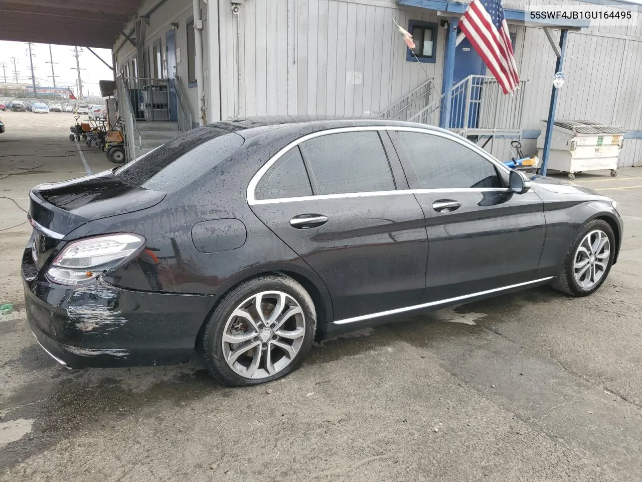 2016 Mercedes-Benz C 300 VIN: 55SWF4JB1GU164495 Lot: 70038474