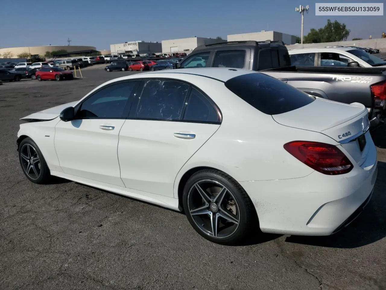 2016 Mercedes-Benz C 450 4Matic Amg VIN: 55SWF6EB5GU133059 Lot: 70134314