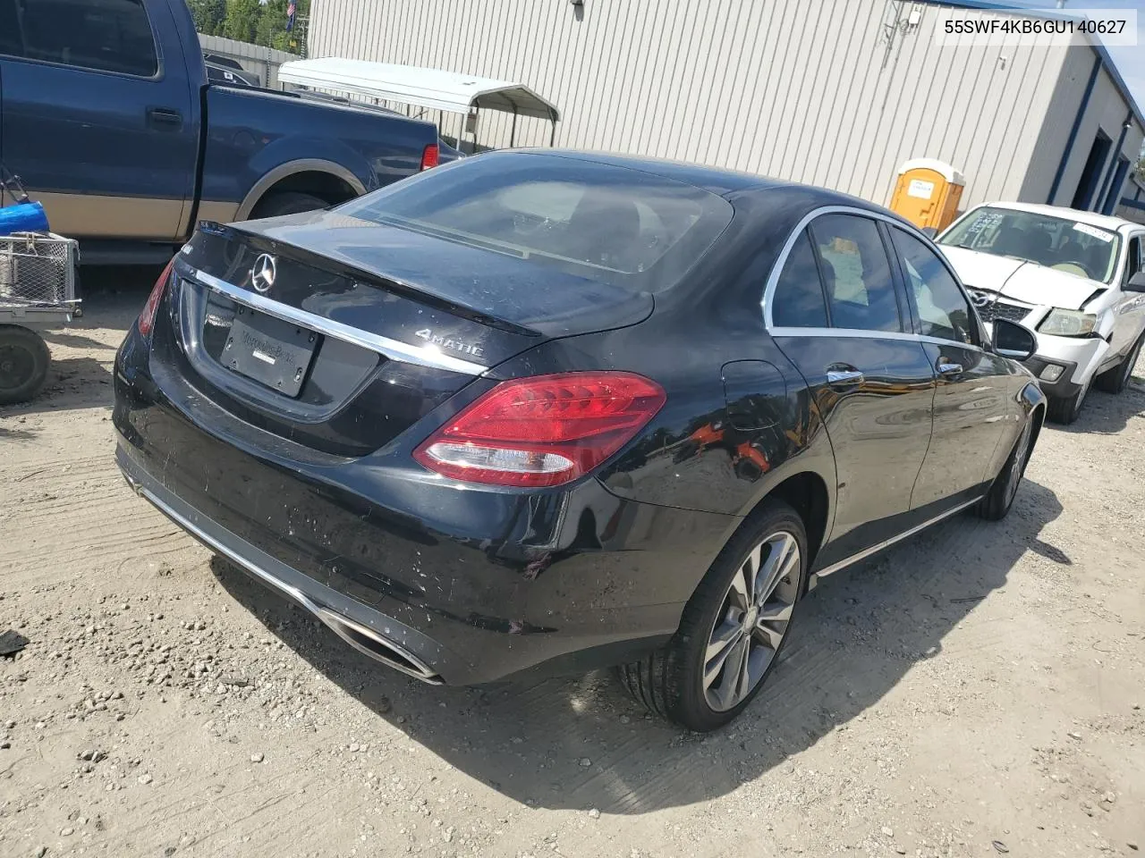 2016 Mercedes-Benz C 300 4Matic VIN: 55SWF4KB6GU140627 Lot: 70227234