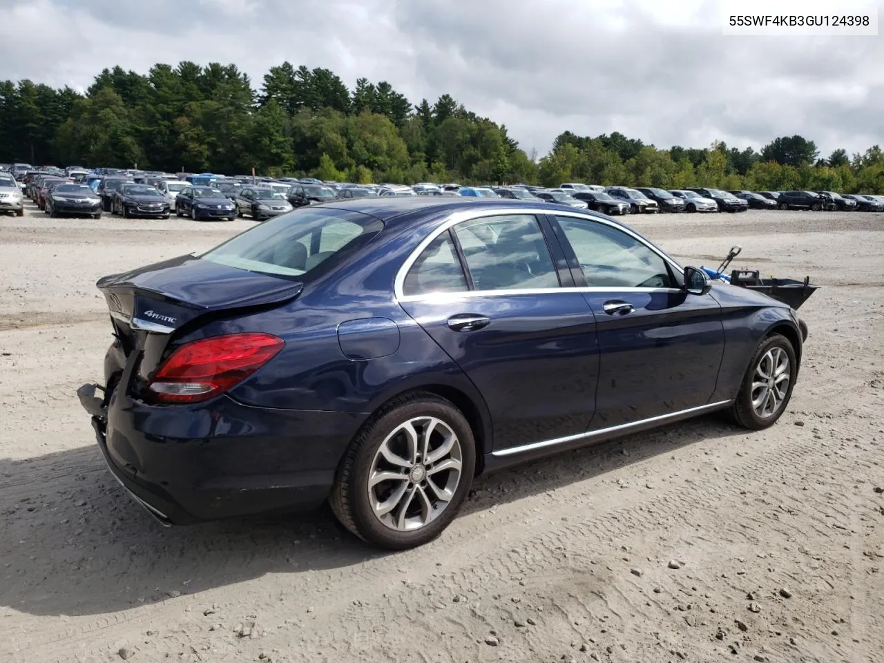 2016 Mercedes-Benz C 300 4Matic VIN: 55SWF4KB3GU124398 Lot: 70279154