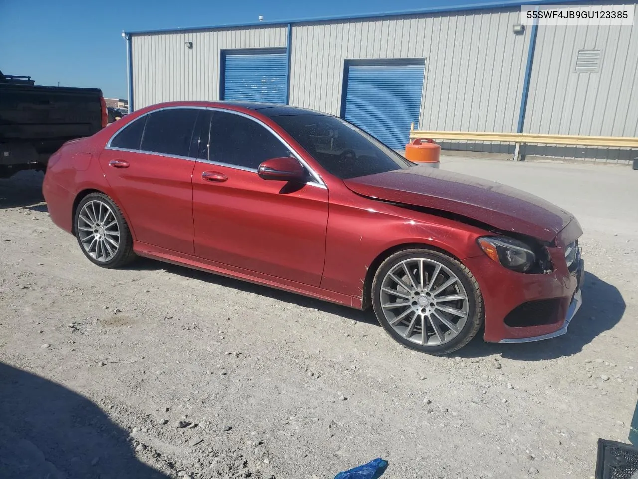 2016 Mercedes-Benz C 300 VIN: 55SWF4JB9GU123385 Lot: 70756634