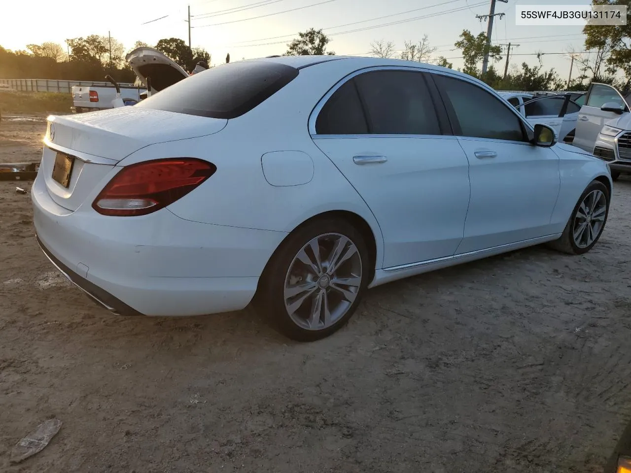 2016 Mercedes-Benz C 300 VIN: 55SWF4JB3GU131174 Lot: 70808394