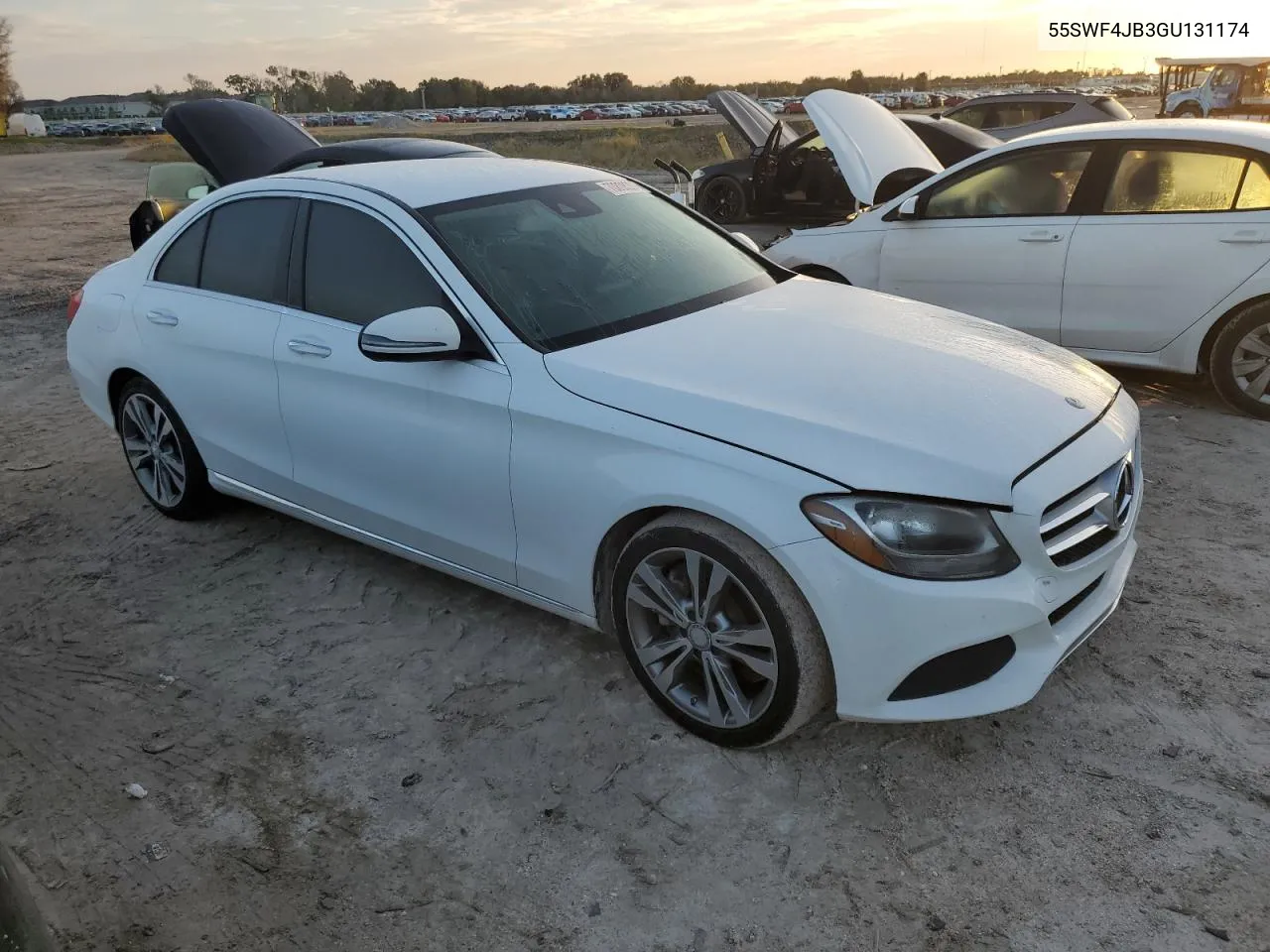 2016 Mercedes-Benz C 300 VIN: 55SWF4JB3GU131174 Lot: 70808394