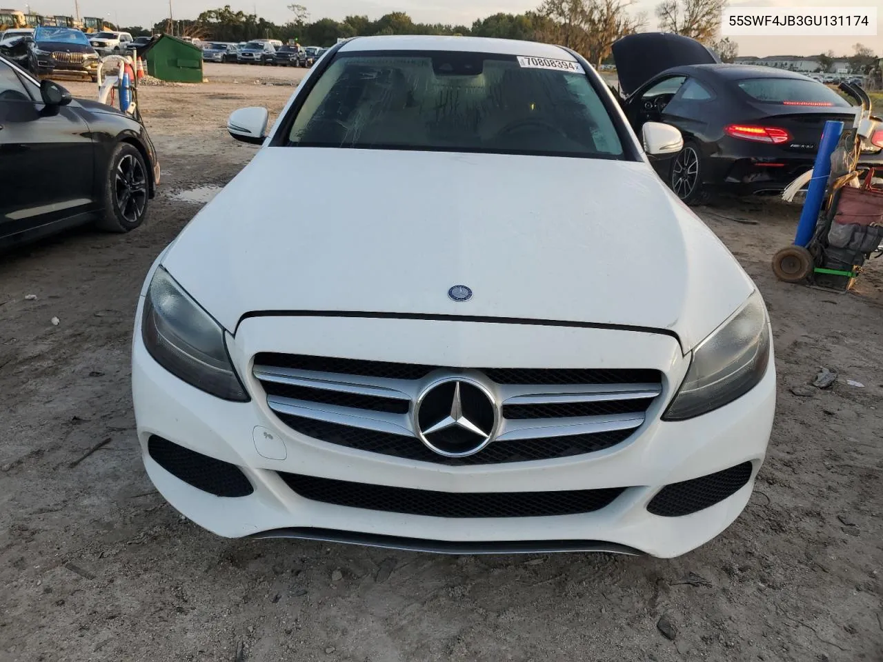 2016 Mercedes-Benz C 300 VIN: 55SWF4JB3GU131174 Lot: 70808394