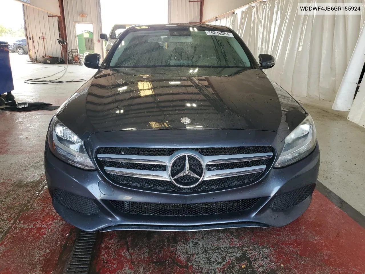 2016 Mercedes-Benz C 300 VIN: WDDWF4JB6GR155924 Lot: 70816554