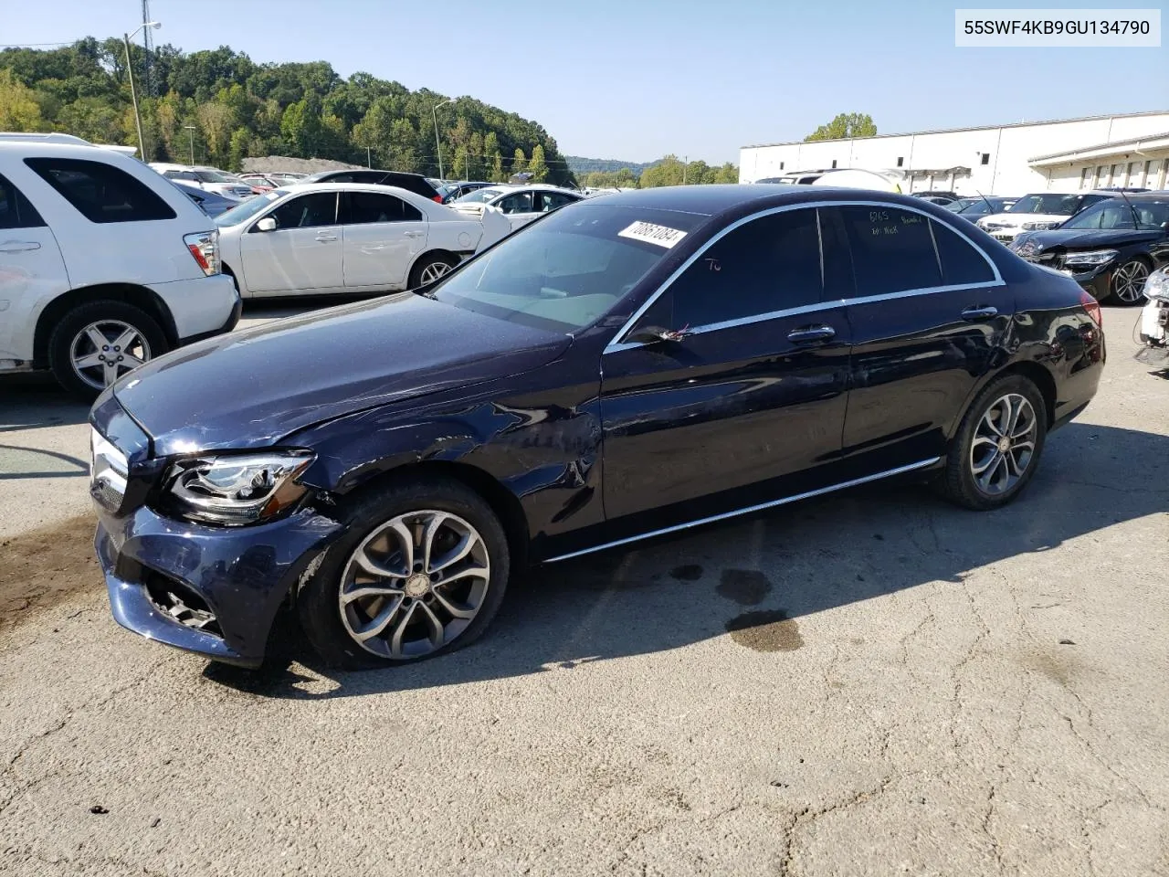 2016 Mercedes-Benz C 300 4Matic VIN: 55SWF4KB9GU134790 Lot: 70861084