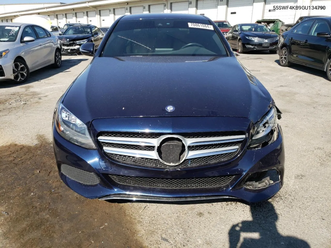 2016 Mercedes-Benz C 300 4Matic VIN: 55SWF4KB9GU134790 Lot: 70861084