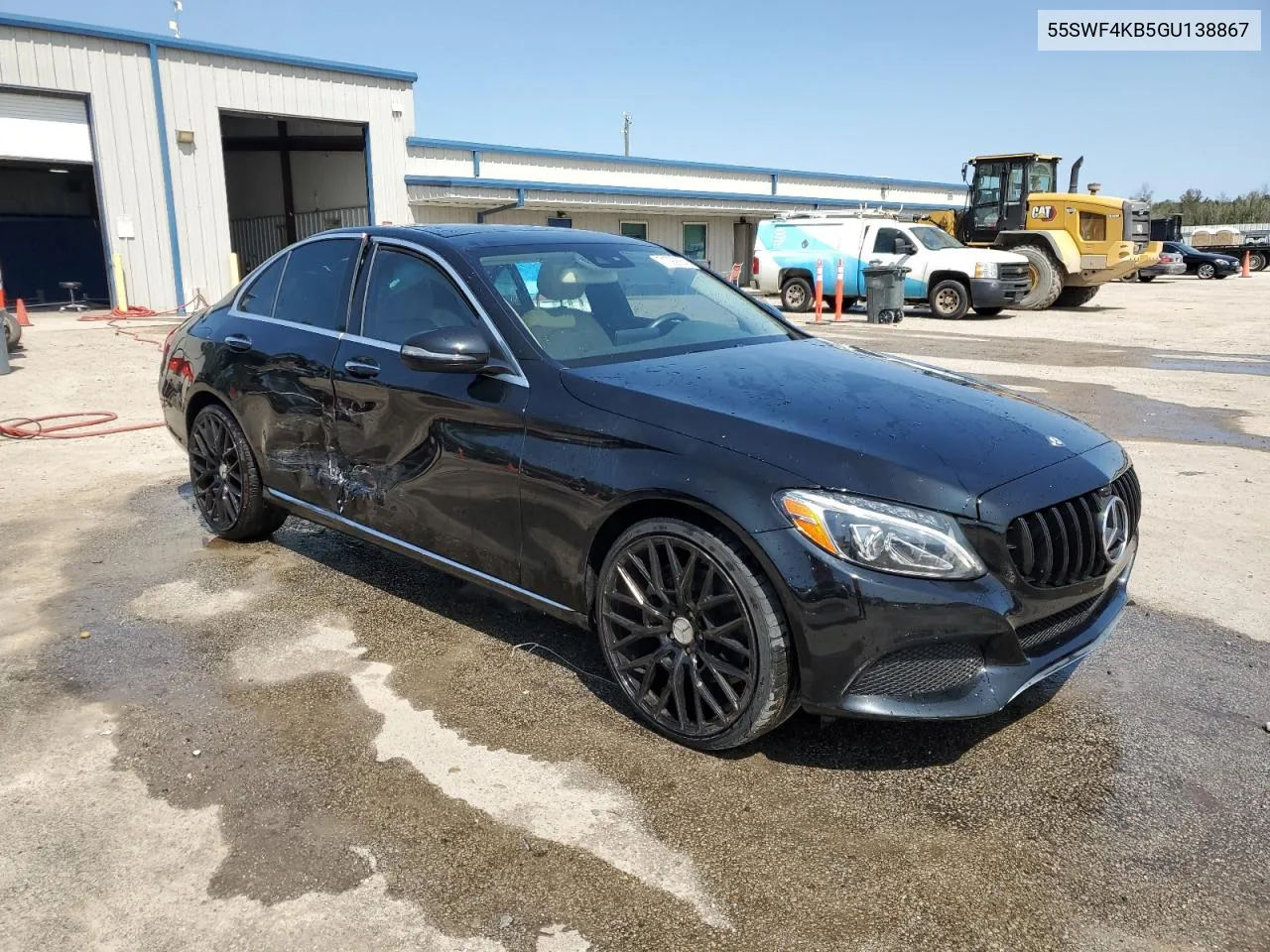 2016 Mercedes-Benz C 300 4Matic VIN: 55SWF4KB5GU138867 Lot: 71092884