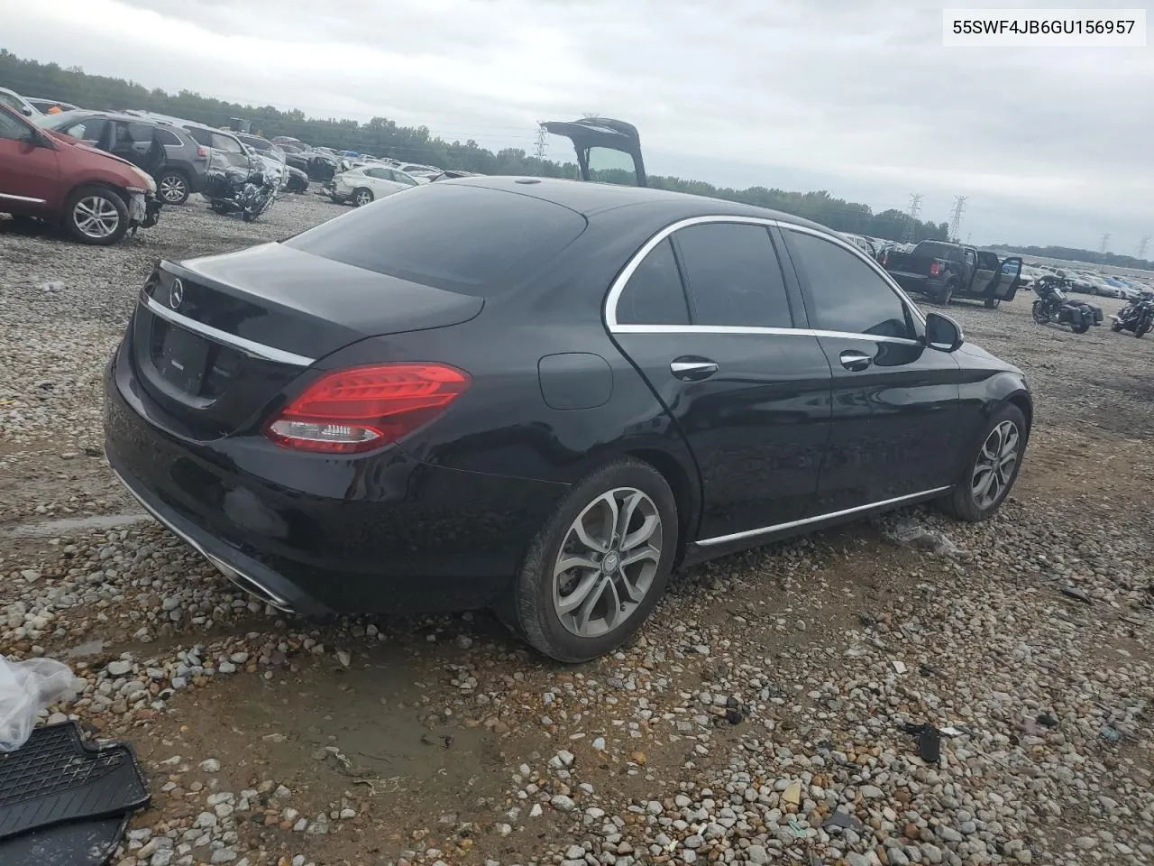 2016 Mercedes-Benz C 300 VIN: 55SWF4JB6GU156957 Lot: 71248554