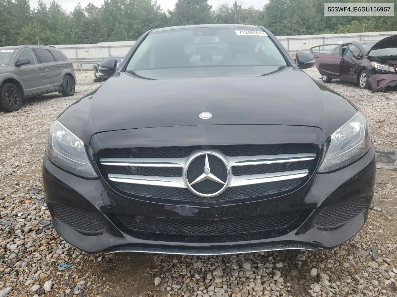 2016 Mercedes-Benz C 300 VIN: 55SWF4JB6GU156957 Lot: 71248554