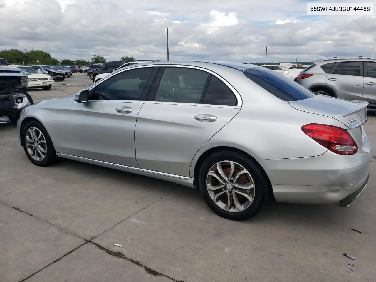 2016 Mercedes-Benz C 300 VIN: 55SWF4JB3GU144488 Lot: 71273534