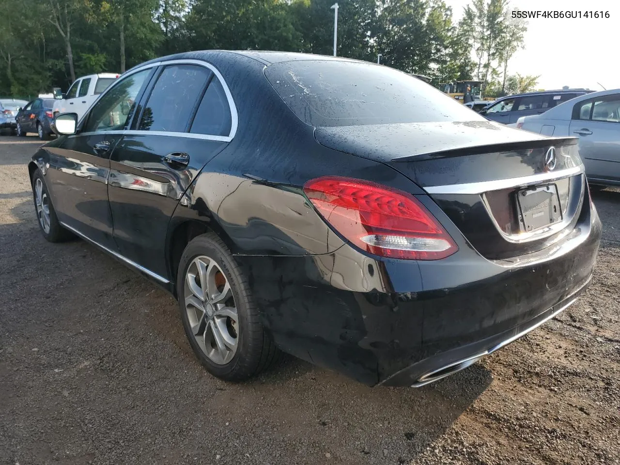 2016 Mercedes-Benz C 300 4Matic VIN: 55SWF4KB6GU141616 Lot: 71451514