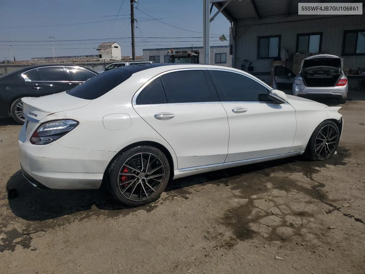 2016 Mercedes-Benz C 300 VIN: 55SWF4JB7GU106861 Lot: 71671834