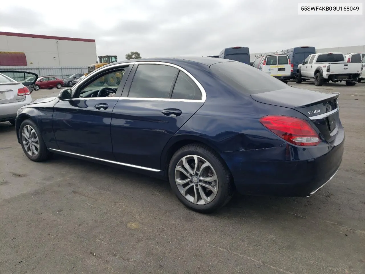 2016 Mercedes-Benz C 300 4Matic VIN: 55SWF4KB0GU168049 Lot: 71685044