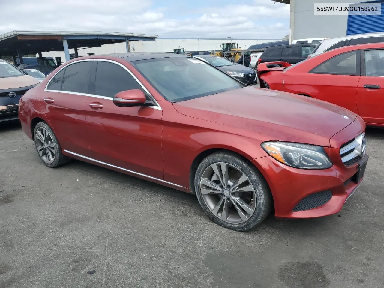 2016 Mercedes-Benz C 300 VIN: 55SWF4JB9GU158962 Lot: 72003024