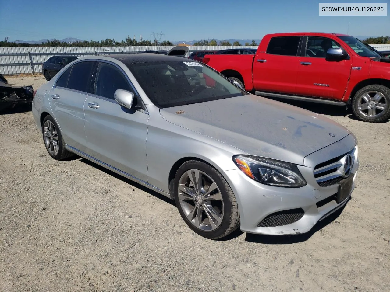 2016 Mercedes-Benz C 300 VIN: 55SWF4JB4GU126226 Lot: 72291914