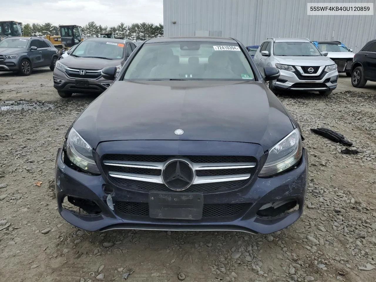 2016 Mercedes-Benz C 300 4Matic VIN: 55SWF4KB4GU120859 Lot: 72410394