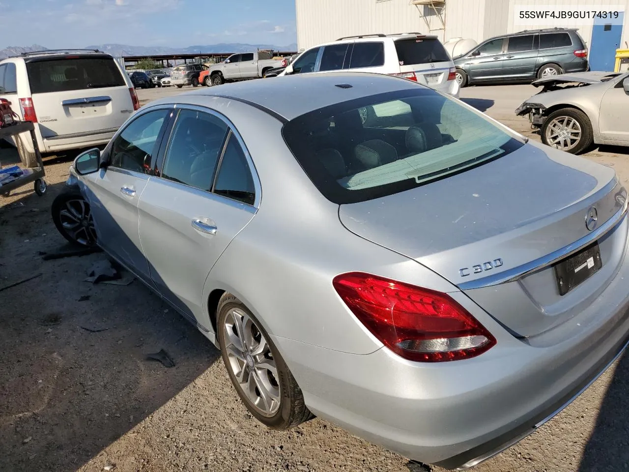 2016 Mercedes-Benz C 300 VIN: 55SWF4JB9GU174319 Lot: 72624894