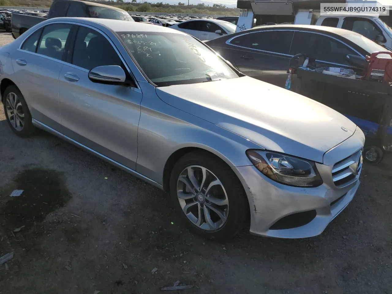 2016 Mercedes-Benz C 300 VIN: 55SWF4JB9GU174319 Lot: 72624894